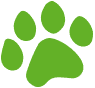 icon greenpawprint
