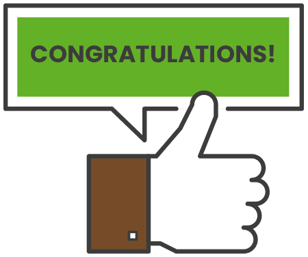 Icon for Congratulations made for Vital Animal