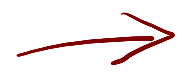 Arrow - Hand Drawn Maroon