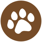 icon browncirclewhitepaw