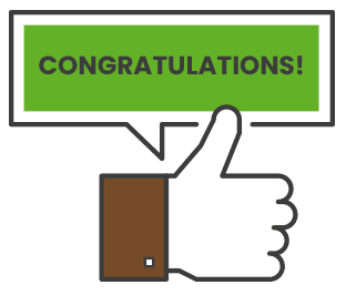 Icon for Congratulations made for Vital Animal