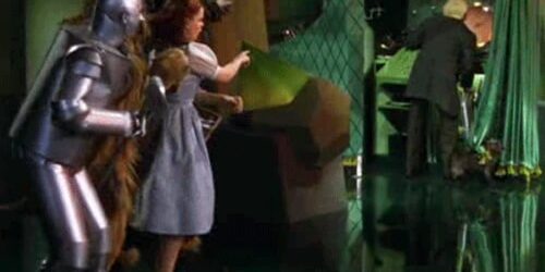 Dorothy Sees Behind the Curtain